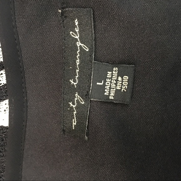 ~~~SOLD~~~ City Triangle Women’s L Dress Black - Picture 6 of 7